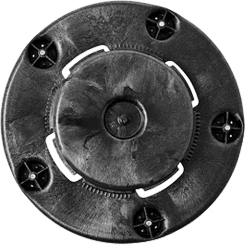 Brute&reg; Dolly, Polyethylene, Black, Fits: 20 - 55 US Gal. Moffatt Supply & Specialties