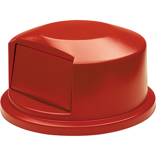 Round Brute&reg; Tops, Dome Lid, Plastic/Polyethylene, Fits Container Size: 24" Dia. Moffatt Supply & Specialties