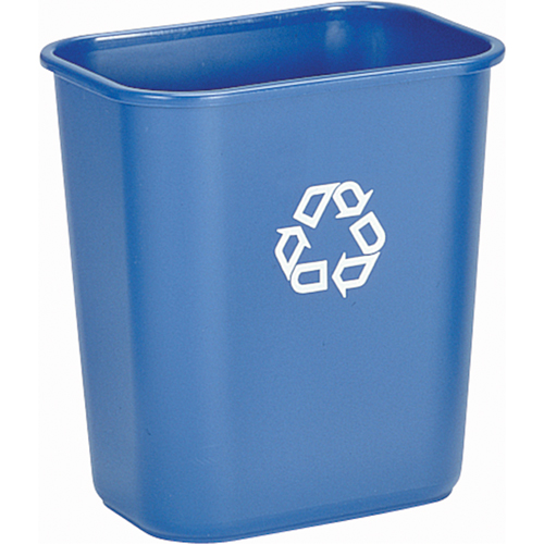 Recycling Container , Deskside, Plastic, 28-1/8 US Qt. Moffatt Supply & Specialties