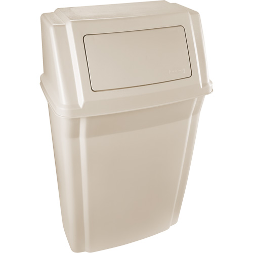 Contenants Slim Jim profil&eacute;s, Couvercle &agrave; battant, Plastique, Convient aux contenants 19-1/2" x 12" Moffatt Supply & Specialties
