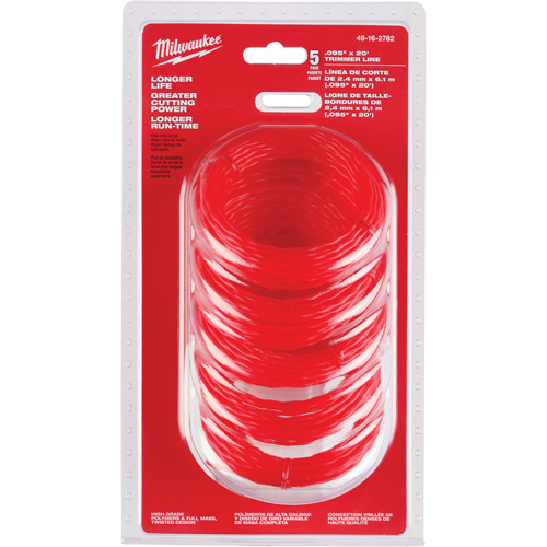 Ligne 0,095" pr&eacute;coup&eacute;e pour taille-herbe Moffatt Supply & Specialties