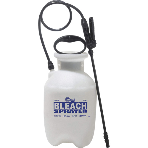R&eacute;servoir avec pulv&eacute;risateur deau de javel pour d&eacute;sinfecter, 1 gal. (3,8 L), Polypropyl&egrave;ne, Lance de 12" Moffatt Supply & Specialties