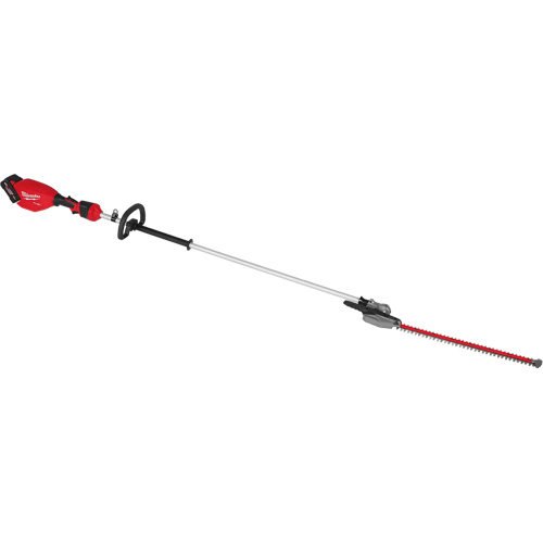 Fuel Extended Pole Articulating Hedge Trimmer Kit, 24", Battery Powered Moffatt Supply & Specialties