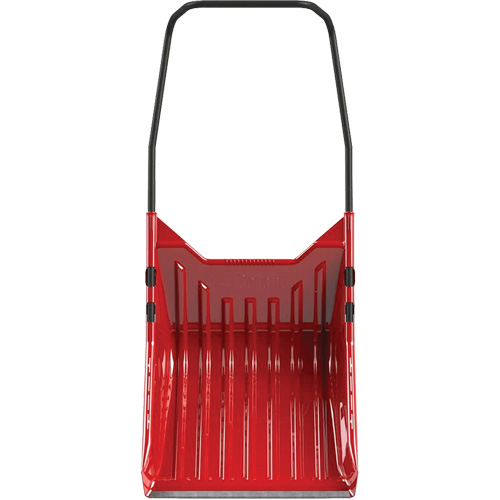 60L Sleigh Snow Shovel, Polypropylene Blade, Wearstrip Included Moffatt Supply & Specialties