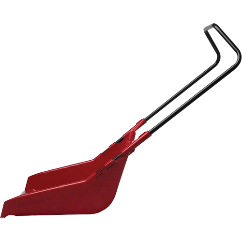 60L Sleigh Snow Shovel, Polypropylene Blade, Wearstrip Included Moffatt Supply & Specialties