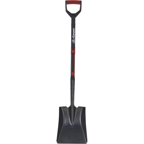 Square Point Shovel, Tempered Steel Blade, D-Grip Handle, 31" Long Moffatt Supply & Specialties