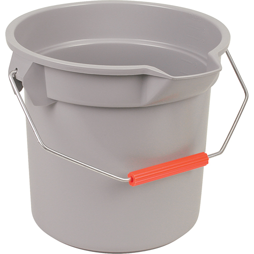 Brute&reg; Bucket, 3.5 US Gal. (14 qt.) Capacity, Grey Moffatt Supply & Specialties