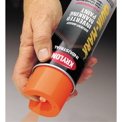 Peinture de marquage industrielle invers&eacute;e &agrave; base de solvant Quik-Mark, 17 oz, Canette a&eacute;rosol Moffatt Supply & Specialties