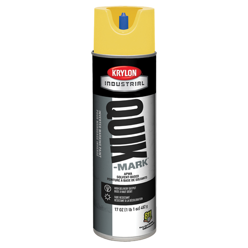 Industrial Quik-Mark Solvent-Based Inverted Marking Paint, 17 oz., Aerosol Can Moffatt Supply & Specialties