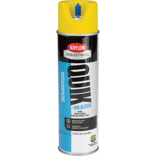 Industrial Quik-Mark Water-Based Inverted Marking Paint, 17 oz., Aerosol Can Moffatt Supply & Specialties