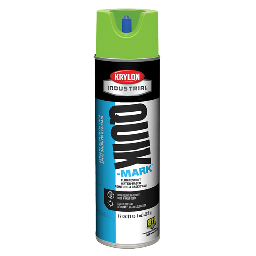 Peinture de marquage industrielle invers&eacute;e &agrave; base d'eau Quik-Mark, 17 oz, Canette a&eacute;rosol Moffatt Supply & Specialties