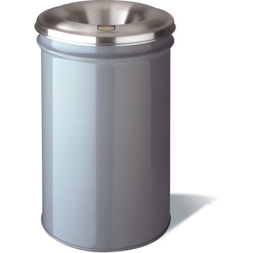Cease-Fire&reg; Waste Cans, Metal, 4.5 US Gal. Moffatt Supply & Specialties