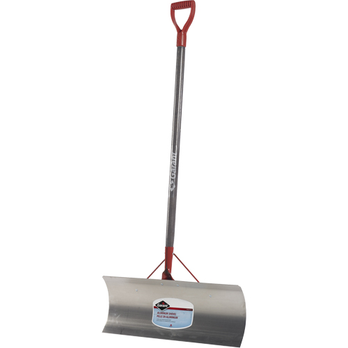 Nordic Snow Pusher, Aluminum Blade, D-Grip Handle, 24" W Moffatt Supply & Specialties