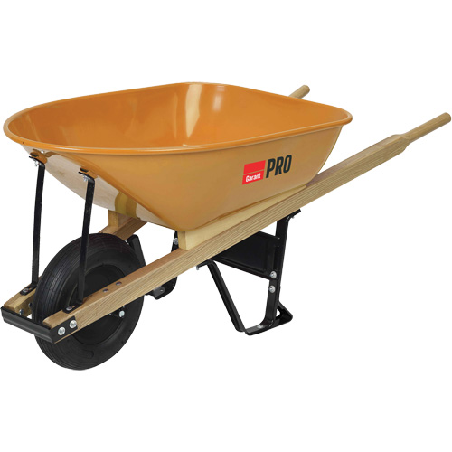Pro Heavy-Duty Wheelbarrow, 6 cu. ft., Steel Tray Moffatt Supply & Specialties