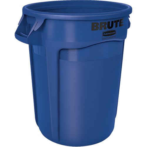 Round Brute&reg; Containers, Bulk, Polyethylene, 32 US gal. Moffatt Supply & Specialties