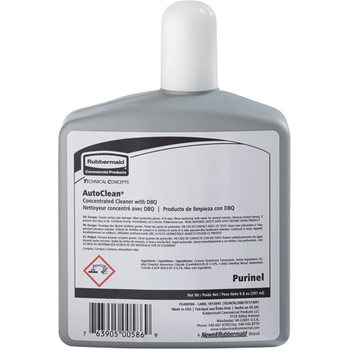 Produit d'entretien pour drain et nettoyeur de cuvette de rechange AutoClean de Purinel, 9,8 oz, Bouteille Moffatt Supply & Specialties