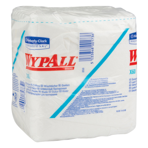 Serviette &agrave; mains X60, Tout usage, 12-1/2" lo x 12" la Moffatt Supply & Specialties