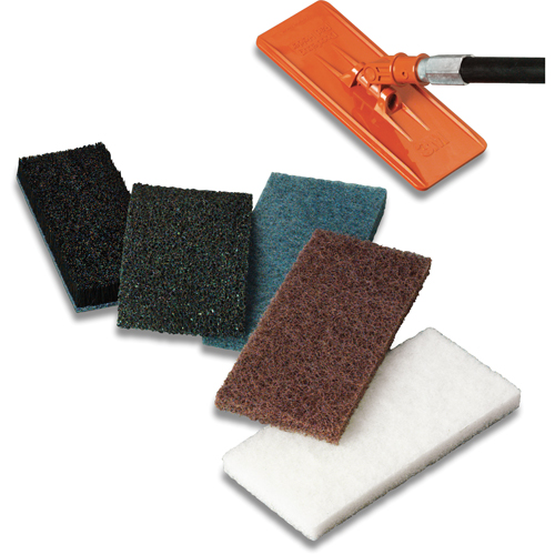 Tampon de r&eacute;curage et de d&eacute;capage Scrub n Strip Doodlebug, 10" lo x 4-6/10" la Moffatt Supply & Specialties