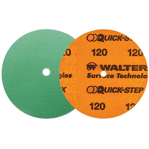 Quick-Step XX Sanding Disc, 6" Dia., 120 Grit, Ceramic Moffatt Supply & Specialties