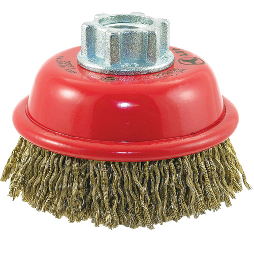 Brosse-boisseau &agrave; fils ondul&eacute;s MAXI-CRIMPED de premi&egrave;re qualit&eacute; Moffatt Supply & Specialties