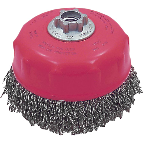 Brosse-boisseau &agrave; fils ondul&eacute;s MAXI-CRIMPED de premi&egrave;re qualit&eacute; Moffatt Supply & Specialties