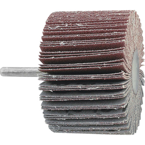 Mounted Flapwheel, 60 Grit, 3" x 1" x 1/4" Moffatt Supply & Specialties