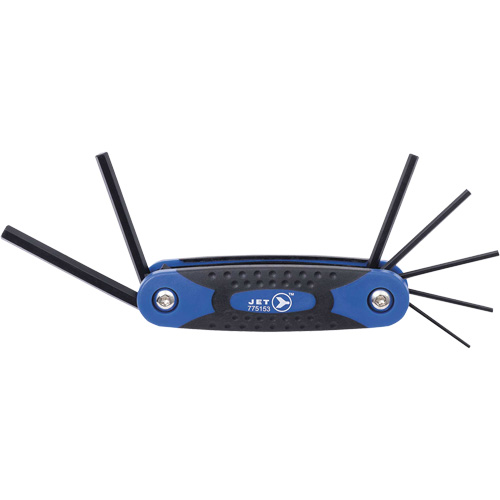 JFHK-7M Folding Hex Key Set, 7 Pcs., Metric Moffatt Supply & Specialties