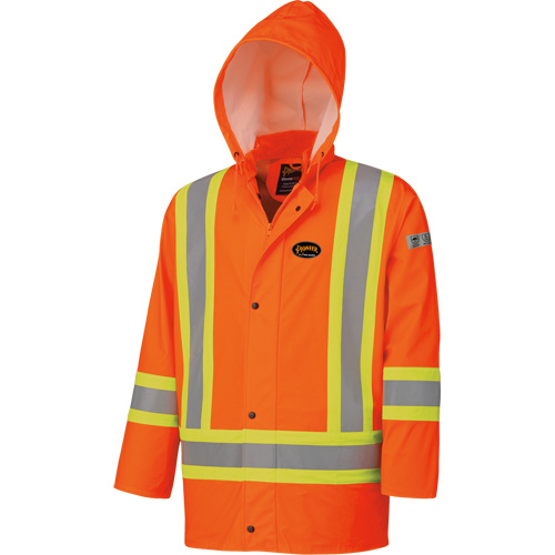 5892 High Visibility Flame Resistant Waterproof Jacket, 2X-Large, High Visibility Orange Moffatt Supply & Specialties