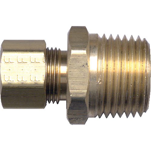 Raccord m&acirc;le de tuyau, 3/16" x 1/8" dia., Laiton Moffatt Supply & Specialties