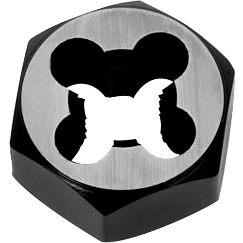 Hexagon Rethreading Bolt Die, 1" Dia., M6x1 Thread, Chromium Steel Moffatt Supply & Specialties