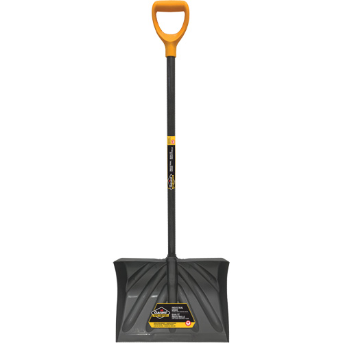 Pro Snow Shovel, Polypropylene Blade, 13-1/2" Wide, D-Grip Handle Moffatt Supply & Specialties