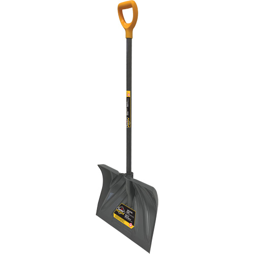Pro Snow Shovel, Polypropylene Blade, 13-1/2" Wide, D-Grip Handle Moffatt Supply & Specialties
