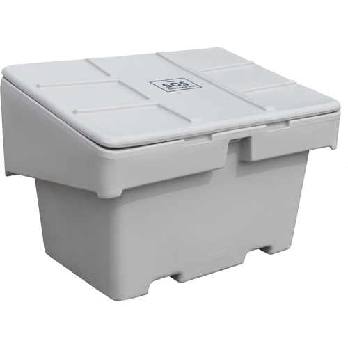 Salt Sand Container SOS, 48" x 33" x 34", 18.5 cu. Ft., Grey Moffatt Supply & Specialties