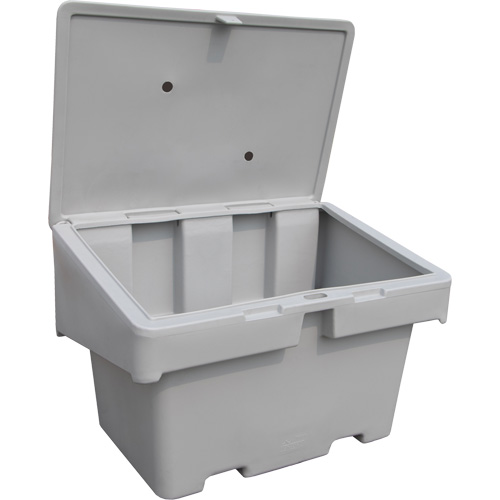 Salt Sand Container SOS, 48" x 33" x 34", 18.5 cu. Ft., Grey Moffatt Supply & Specialties