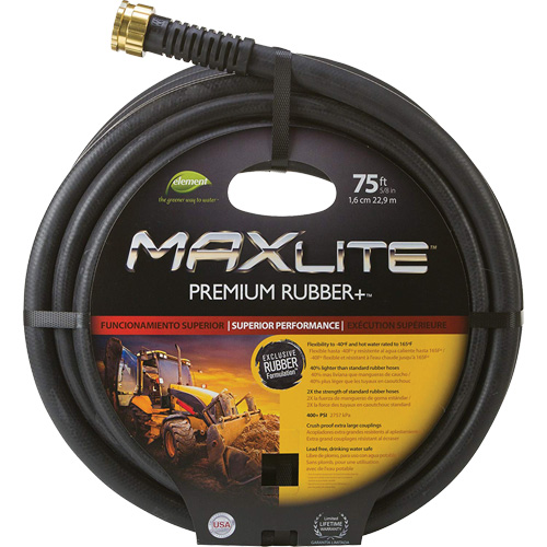 Commercial Duty Hoses, Rubber, 5/8" dia. x 75' Moffatt Supply & Specialties