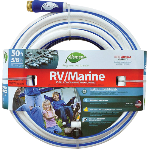 Boyaux d'arrosage pour bateaux et VR Element , PVC, 5/8" dia x 50' Moffatt Supply & Specialties