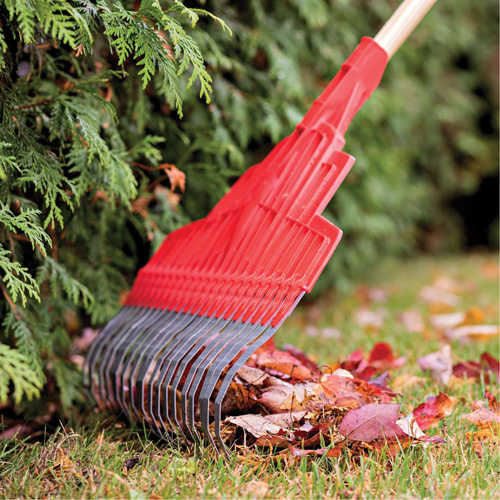 Multi-Purpose Lawn Rake, 20" Blade, 20 Tines, Hardwood Handle, Steel Blade Moffatt Supply & Specialties