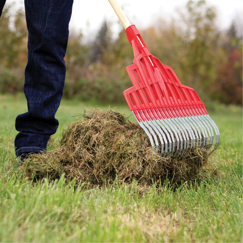 Multi-Purpose Lawn Rake, 20" Blade, 20 Tines, Hardwood Handle, Steel Blade Moffatt Supply & Specialties