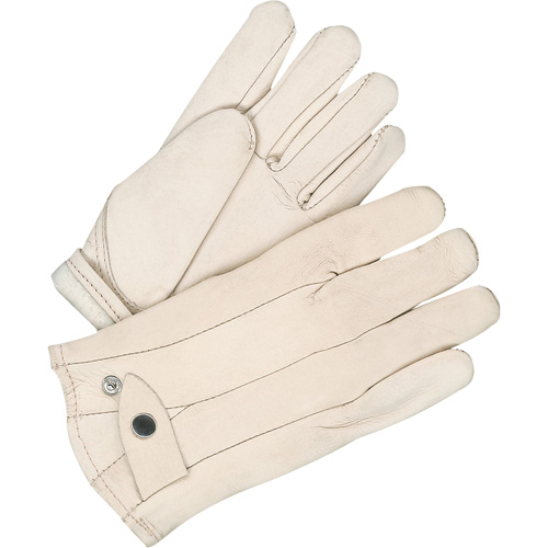 Classic Roper Gloves, 10, Grain Cowhide Palm, Fleece Inner Lining Moffatt Supply & Specialties