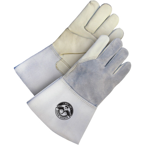 Gants de soudage en cuir fleur utilitaire Gander Brand, Cuir fleur de vache, Taille Grand Moffatt Supply & Specialties