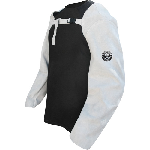 Manchons de soudage en cuir, 24" lo, Gris perle Moffatt Supply & Specialties