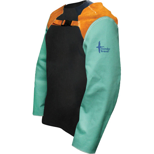 Manchons de soudage en toile ignifug&eacute;e, 24" lo, Vert Moffatt Supply & Specialties