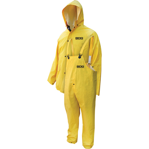 Deny 3-Piece FR Rainwear Suit, Small, Yellow Moffatt Supply & Specialties