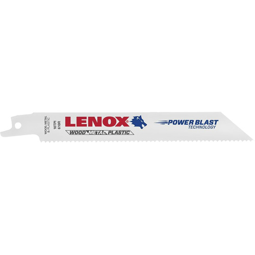General Purpose Reciprocating Saw Blades, Bi-Metal, 10 TPI, 8" L x 3/4" W Moffatt Supply & Specialties