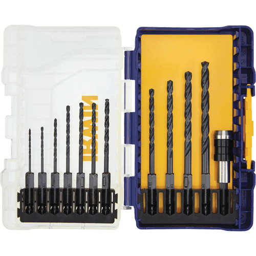 Jobber Length Drill Bit Set, 12 Pieces, High Speed Steel Moffatt Supply & Specialties