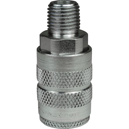 Coupleur de filetage pneumatique m&acirc;le de s&eacute;rie J pour industrie automobile Moffatt Supply & Specialties