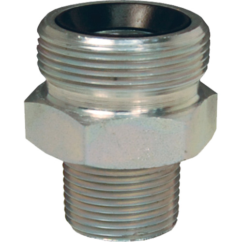Boss Ground Joint Spud, Steel, 3/4", Male NPT Moffatt Supply & Specialties