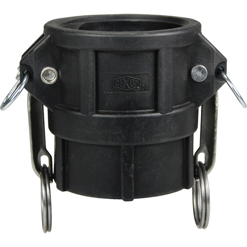 Cam & Groove Coupler, Polypropylene, Type D, 3", Female NPT, 60 PSI Moffatt Supply & Specialties
