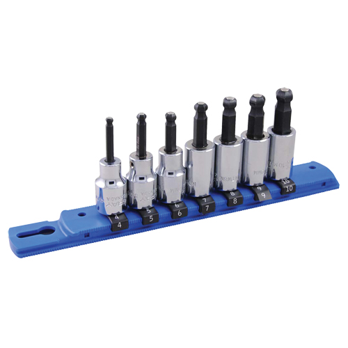 Metric Ball Nose Socket Set, 7 Pcs Moffatt Supply & Specialties