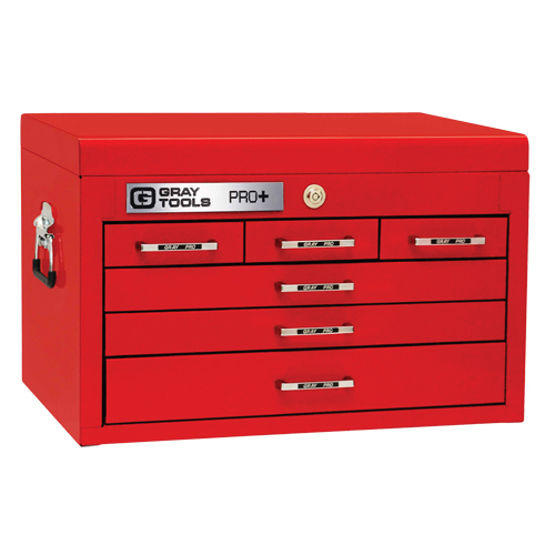 Coffre sup&eacute;rieur de s&eacute;rie PRO+, 26" la, 6 tiroirs, Rouge Moffatt Supply & Specialties
